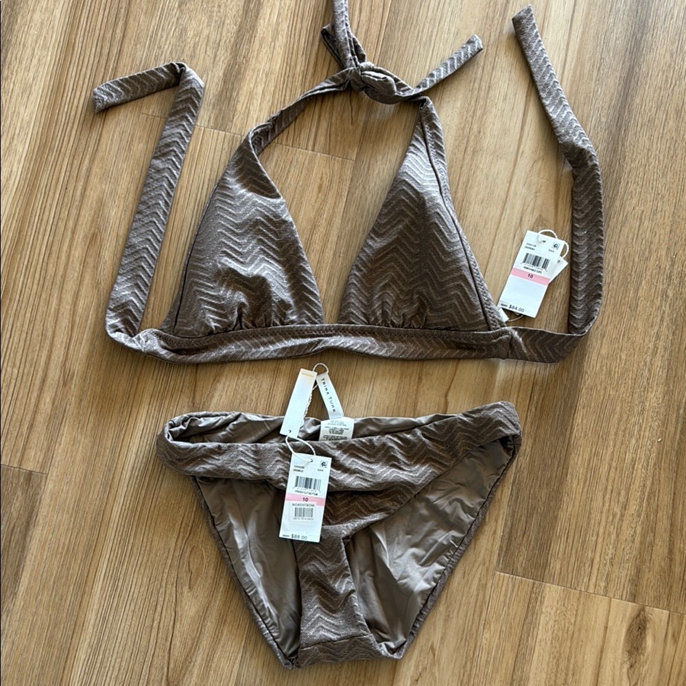 Trina Turk Brown Bikini